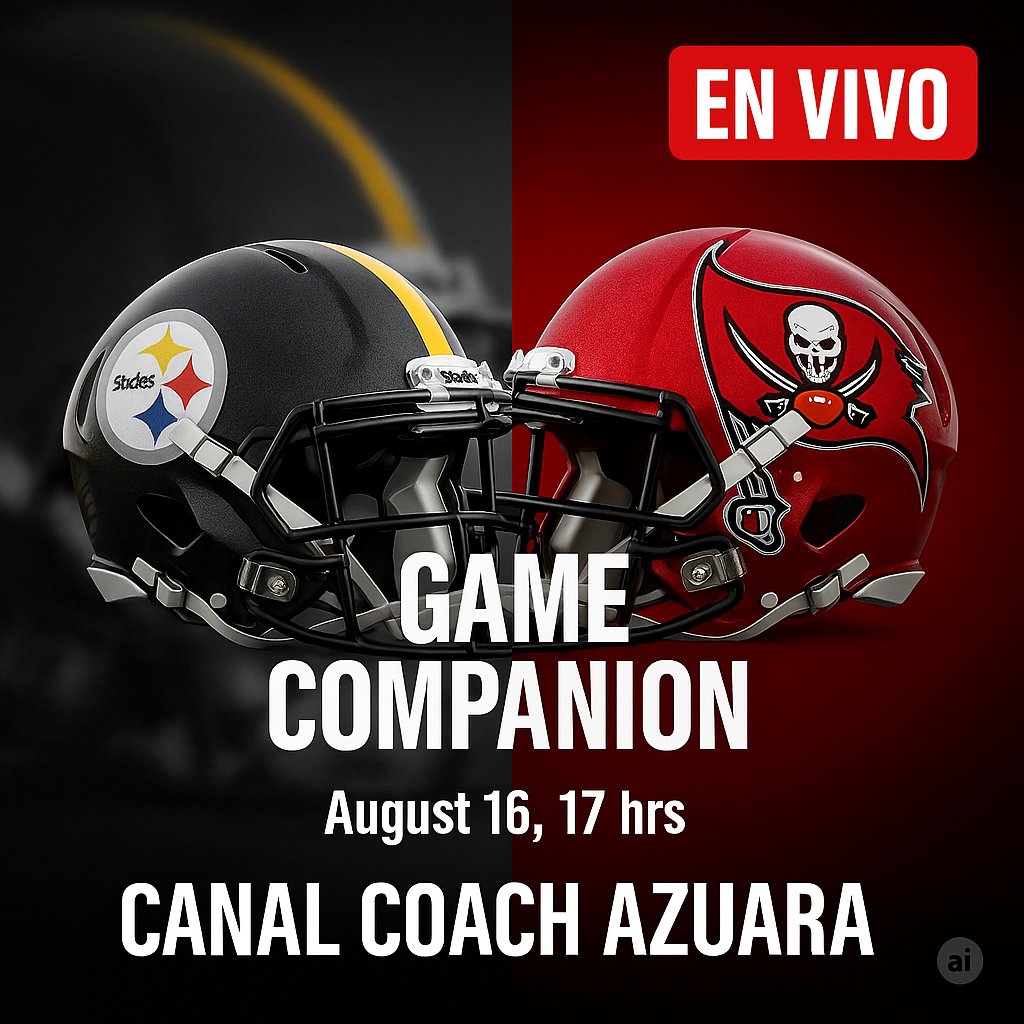 iazuara's tweet image. Los espero mañana para comentar en vivo el partido entre los #PittsburghSteelers y los #tampabaybuccaneers canal #CoachAzuara #HagamosFootball #NFL #NFLPreseason