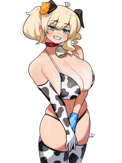 牛柄ビキニ
