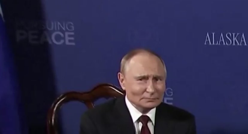 marlene4719's tweet photo. How do we know if this is the real Putin?   He is never this animated. https://t.co/29DRwpIkNG