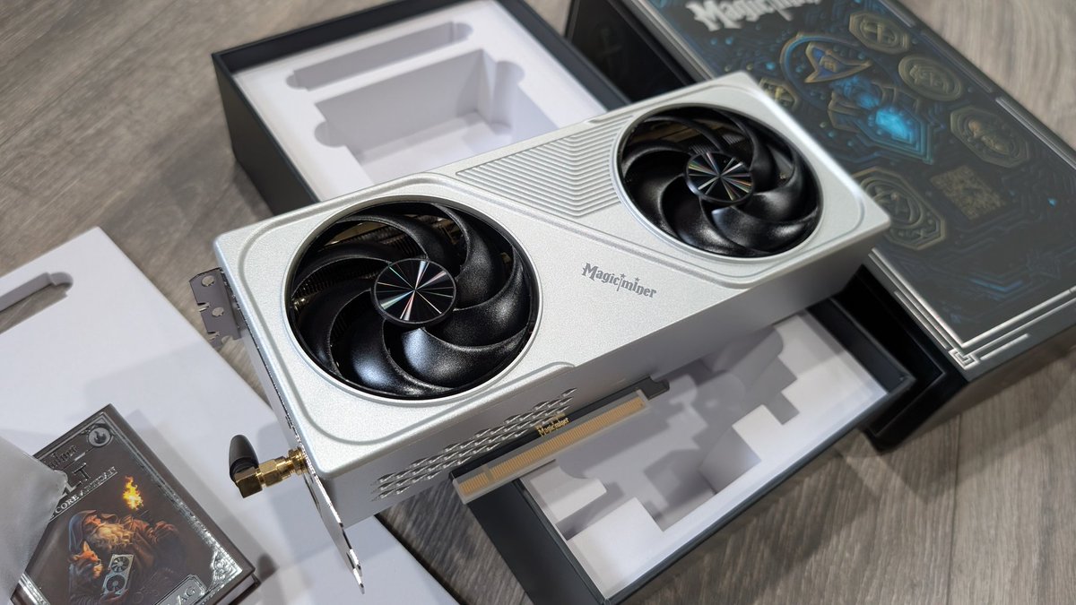 People will literally hate these because they are closed source 😂

I'm tossing one in my gaming rig tonight and adding 7TH because all hash matters. 🙌🥰