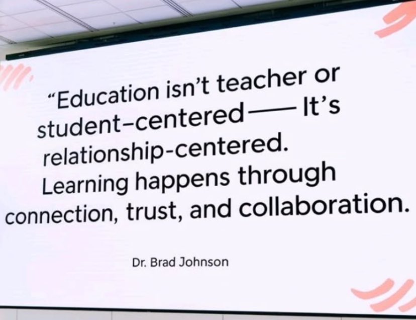 Ss feedback of our first three days
of school. &amp; I quote one of my favorite experts: “Education isn’t teacher or student-centered. It’s relationship-centered. Learning happens through connection, trust and collaboration.” <a href="/DrBradJohnson/">𝐁𝐫𝐚𝐝 𝐉𝐨𝐡𝐧𝐬𝐨𝐧</a> <a href="/JhsWarriors/">Jordan High School</a> <a href="/jhslote/">JHS LOTE</a> #spanishclass