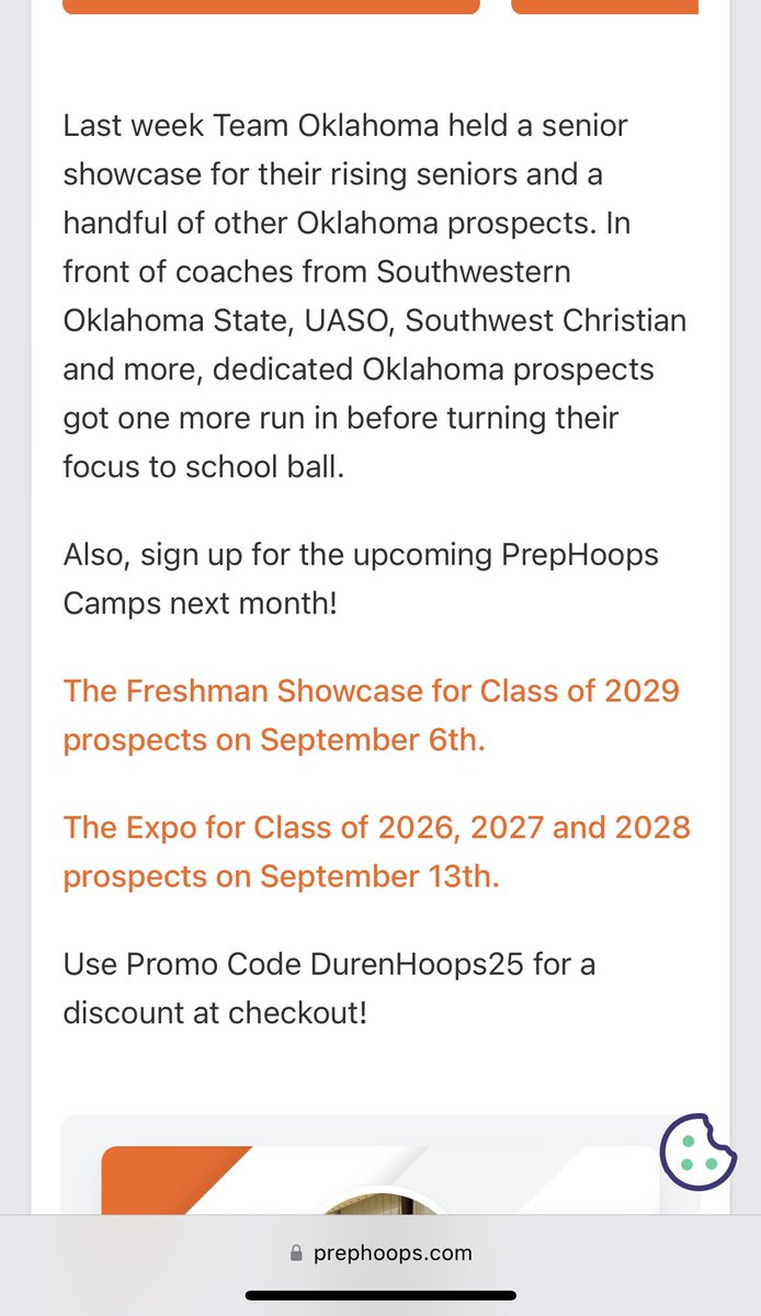 TeamOKBB's tweet photo. Thank you Sam Duren @SamDuren for the write up following our showcase last week! 

@Deejpedulla24 @CKGarriott07 @dax_glenn_2026 Max Stephens @MueggenborgJett @duke_bowman https://t.co/kXa09MAImP