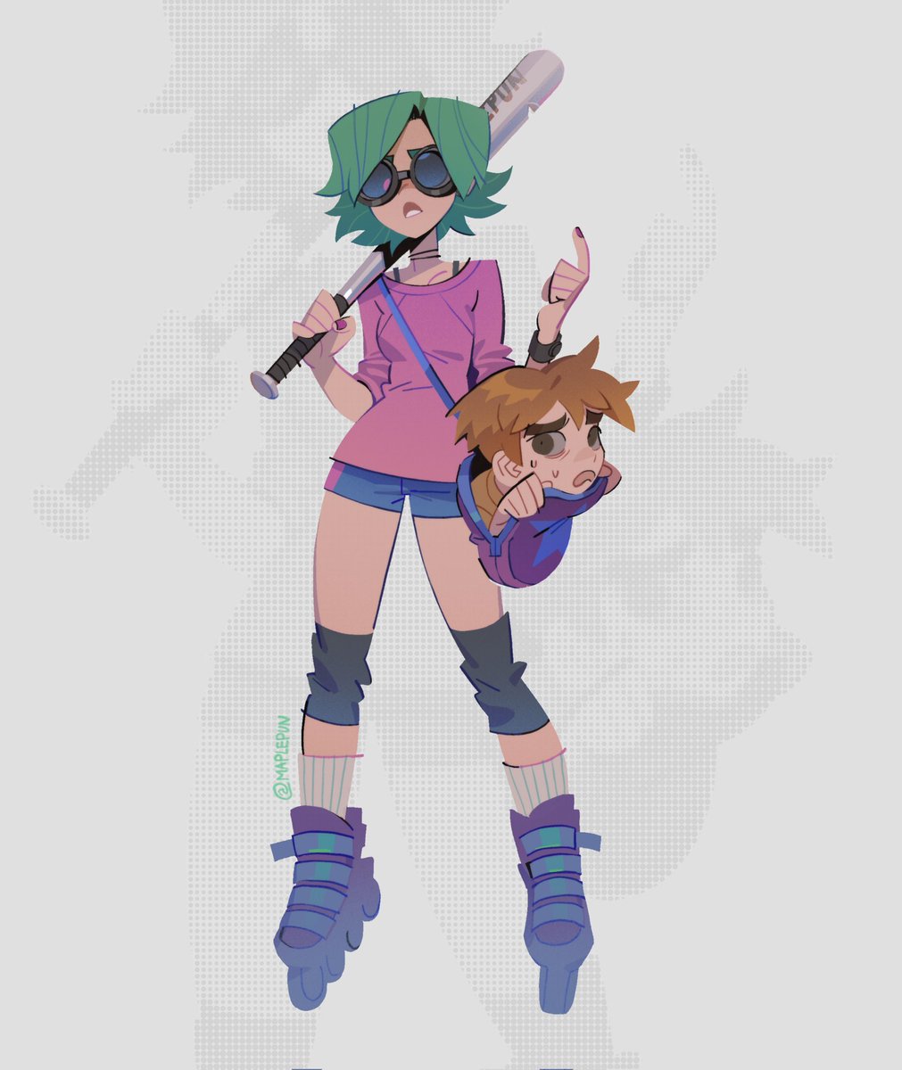 maplepun_'s tweet photo. #scottpilgrim piece https://t.co/y9B7kk0eFW