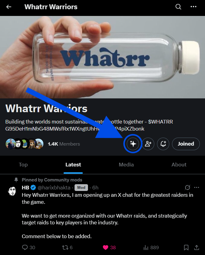 officialceaze's tweet photo. $whatrr warriors! Lets start a ripple effect! Help out by posting the community page in your bio.

Just smash that little plus star, hit “spotlight” and BOOM! You are now dripped out in your bio.💧

Lets turn this tide into a tsunami!🌊

whatrrrr! https://t.co/EyjyEXPhId