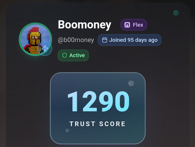b00money's tweet photo. 📢 XP for Week 9 distributed on  @ethos_network !! 

📈 I Got 762 XP  ( Total : 10.7K XP ) 

📦 No invites distributed this week 

 📊My stats : 

      ➔ 🧠 Cred Score : 1290

      ➔ 🔁 Streak : 44 Days
 
      ➔ 🤝 Vouches rcvd : 1 ( 0.01 ETH )

      ➔ ❌ Vouches Given : None yet

      ➔ 👤 Profiles Reviewed : 4 

Looking to analyze your profile in detail ?

 📈 Try : https://t.co/KXaEG1zTzm 

 Built by @cookedzera 🫡 !!

Review me on-chain here 👉https://t.co/ajxnj783kP

📌 17 Weeks left in Season 1 , GL 🍀