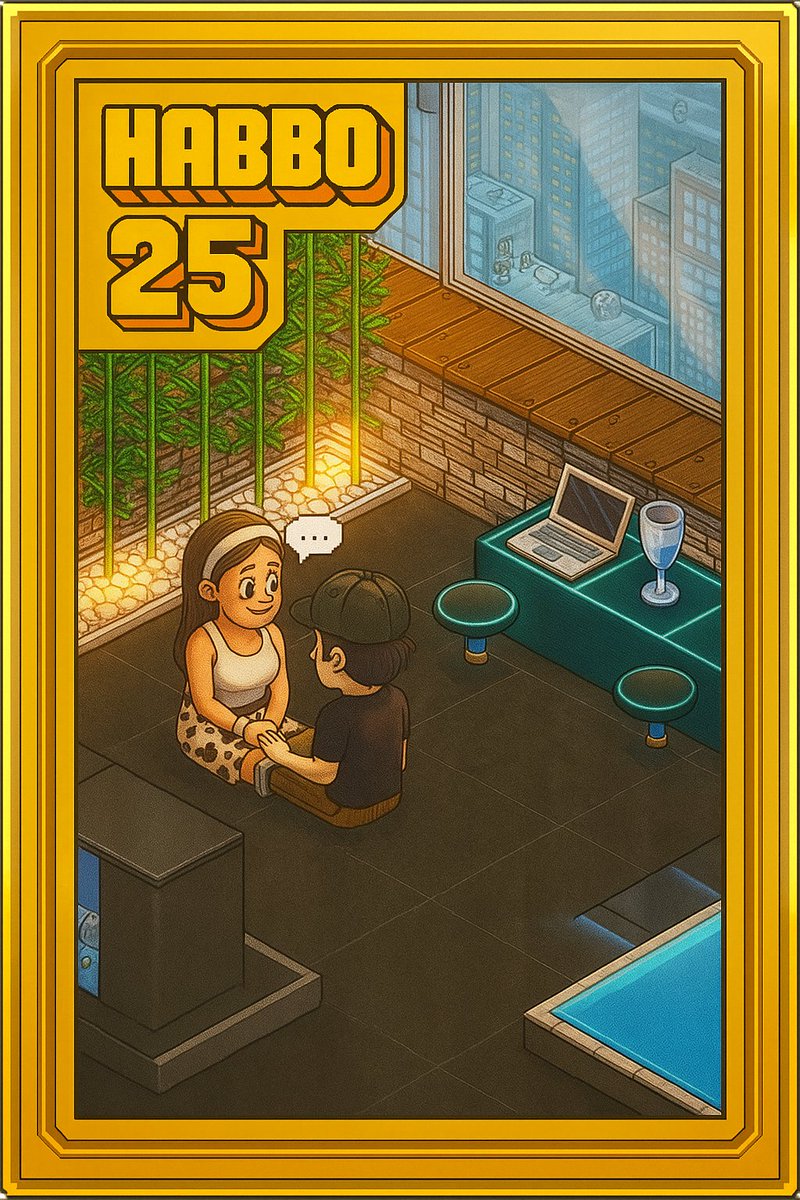 sansonigles's tweet photo. En Habbo encontré algo más que píxeles: encontré a mi amiga Aida,
y aunque nos separan miles de kilómetros, nuestra amistad es tan real como cualquier abrazo. En estos 25 años, Habbo me enseñó que las mejores construcciones no son las salas.. son los lazos que creamos.
#Habbo25 https://t.co/j5GnoHzv9D