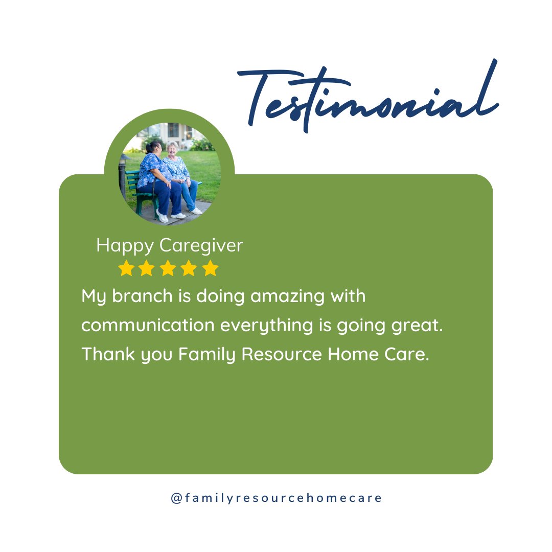 FRHomecare's tweet image. From flexible scheduling to a caring team environment, our caregivers are telling us what makes FRHC a great place to work. 💚💙

#CaregiverAppreciation #TeamFRHC #CaregiverLife #HomeCareJobs #FamilyResourceHomeCare