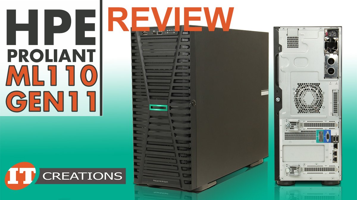 Own a small business? Check out our review of the <a href="/HPE/">HPE</a> ProLiant #ML110 Gen11 server tower! LFF and SFF SAS/SATA storage options, a single 4th or 5th gen Intel Xeon Scalable CPU, and up to 1.5TB of DDR5 memory! youtu.be/J2XprCHkjO0