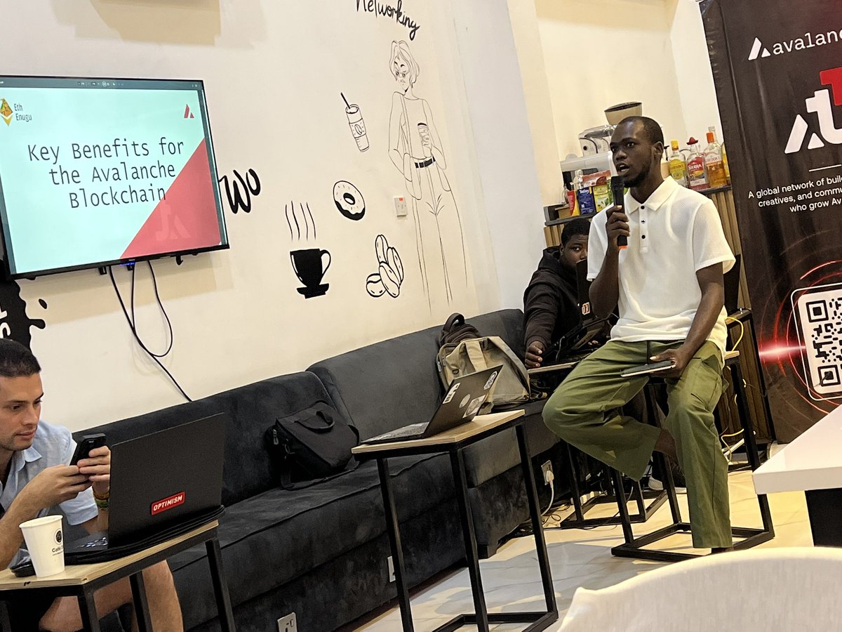 Chidi 𖤍 🔺 (@0xchidi) on Twitter photo Had a wonderful time talking about the ACP-194 proposal by the Avalanche community on the <a href="/avax/">Avalanche🔺</a> network at the <a href="/Eth_Enugu/">Eth Enugu || 042 & SE Onchain</a> Pop city.📍
It was a great opportunity to share the wonderful possibilities and opportunities in the future for builders who choose the Avalanche network.🔺 Had a wonderful time talking about the ACP-194 proposal by the Avalanche community on the <a href="/avax/">Avalanche🔺</a> network at the <a href="/Eth_Enugu/">Eth Enugu || 042 & SE Onchain</a> Pop city.📍
It was a great opportunity to share the wonderful possibilities and opportunities in the future for builders who choose the Avalanche network.🔺