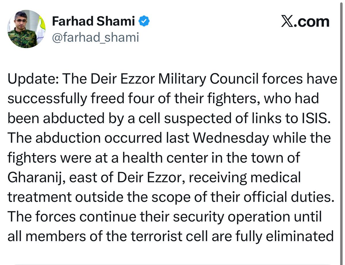 Labeling civilians as “ISIS” is a cheap, outdated trick to justify mass arrests and killings against innocent people.
A genuine, independent investigation should determine the facts, not arbitrary accusations.

You cannot be trusted to fight ISIS when your actions mirror the same