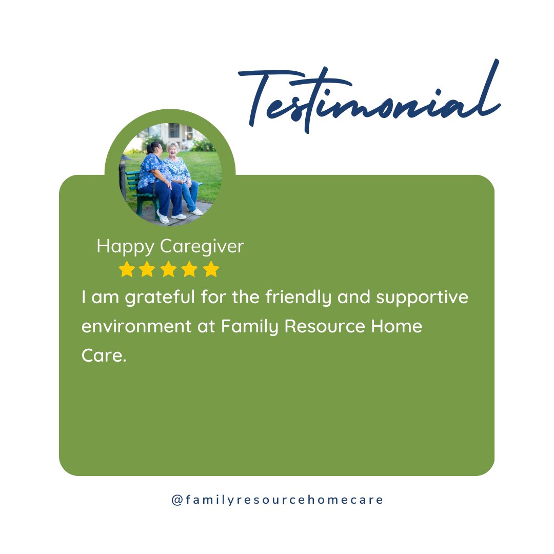 🏅 Every caregiver has a story — and together, they paint a picture of what it’s like to work at Family Resource Home Care.

#CaregiverStories #CareWithHeart #TeamFRHC #HomeCareJobs #FamilyResourceHomeCare
