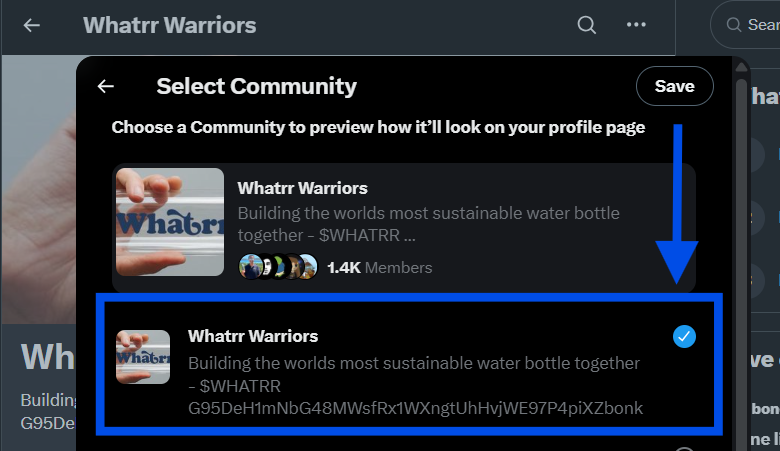 officialceaze's tweet photo. $whatrr warriors! Lets start a ripple effect! Help out by posting the community page in your bio.

Just smash that little plus star, hit “spotlight” and BOOM! You are now dripped out in your bio.💧

Lets turn this tide into a tsunami!🌊

whatrrrr! https://t.co/EyjyEXPhId
