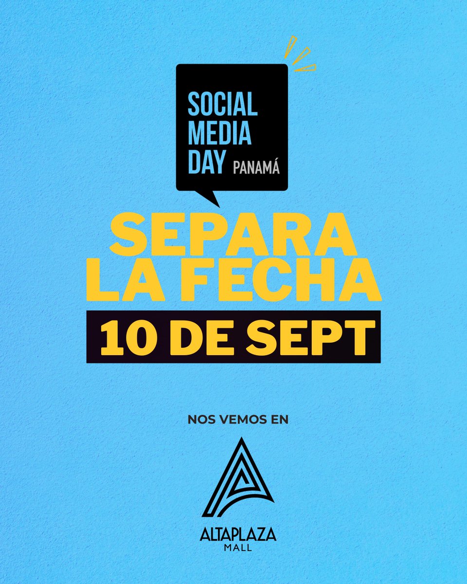 📊 Potencia tu presencia digital
✨ Convierte tus ideas en impacto
🔥 ¡Haz ruido en redes!

En el <a href="/SMDayPA/">SMDay Panamá</a> 2️⃣ 0️⃣ 2️⃣ 5️⃣  puedes conectar con gente creativa, comparte ideas y crea oportunidades que sí suman.

📍 Te esperamos en <a href="/AltaplazaMall/">Altaplaza Mall</a> 
🗓️ No te quedes atrás: Septiembre 10