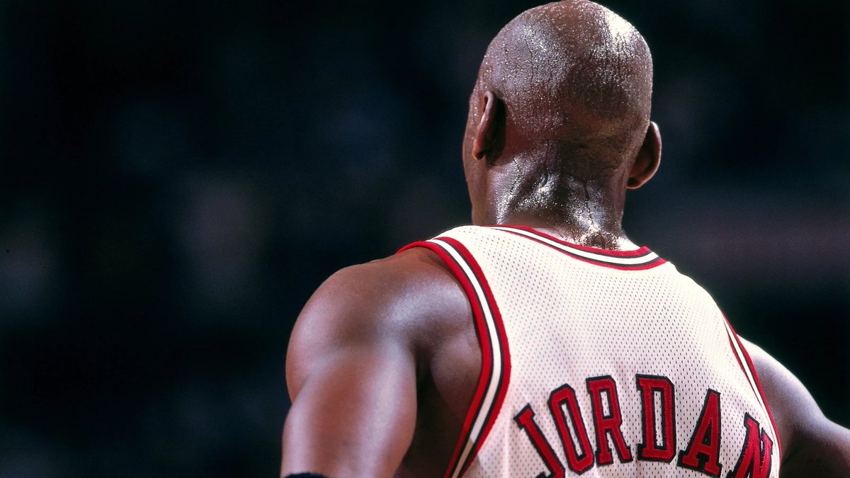 From December of the year 1990 all the way to the 1998 NBA finals.  Michael Jordan never lost more than two games in a row.