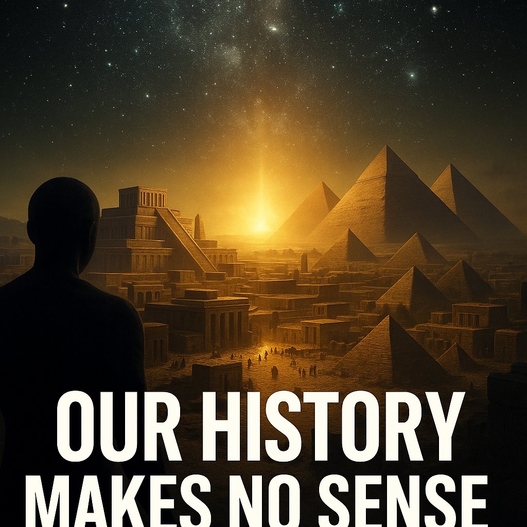 So, if you actually look at the numbers, the timelines, the archaeology, human history doesn’t just look odd… it looks impossible. We’ve had anatomically modern humans walking the Earth for over 200,000 years. For almost all of that time, the evidence shows we were basically