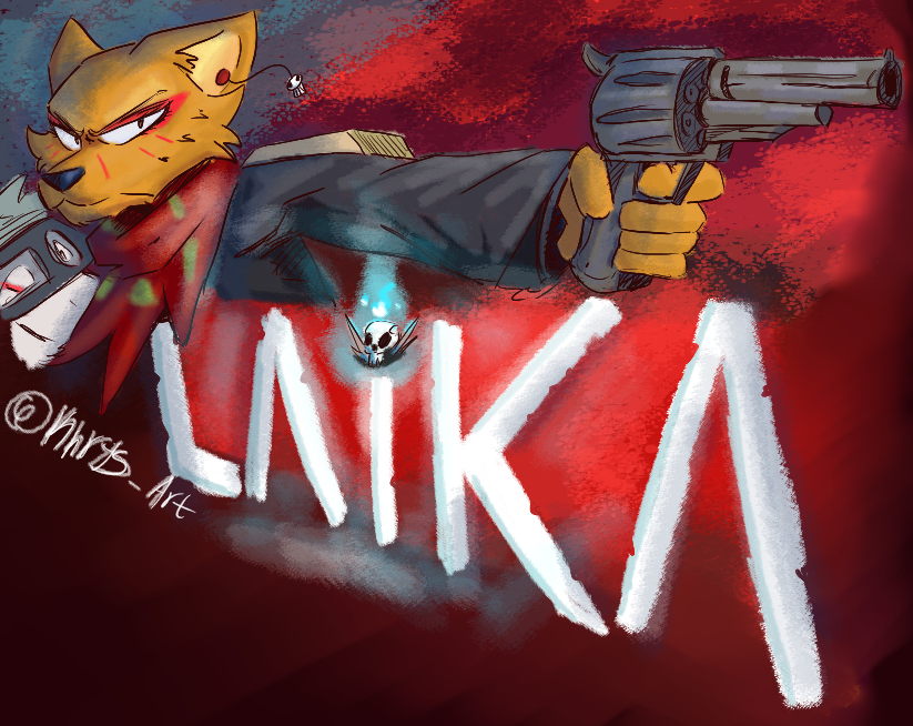 I made a fan art from laika 

#LaikaAgedThroughBlood #art #furryartwork