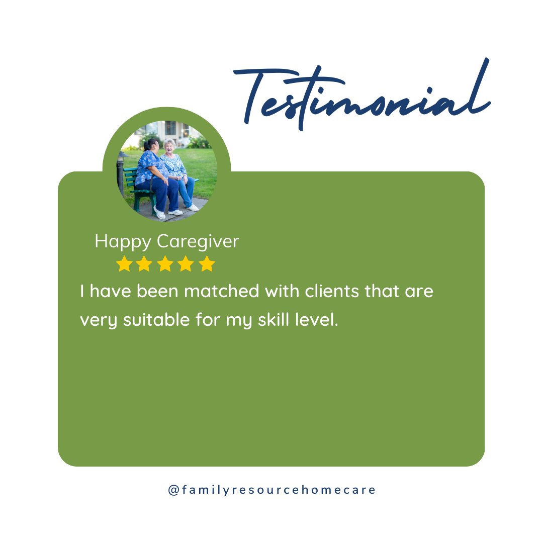💌 We’re honored by the kind words our caregivers share about their work and our company culture.

#CaregiverRecognition #TeamFRHC #CareWithPurpose #HomeCareCareers #FamilyResourceHomeCare