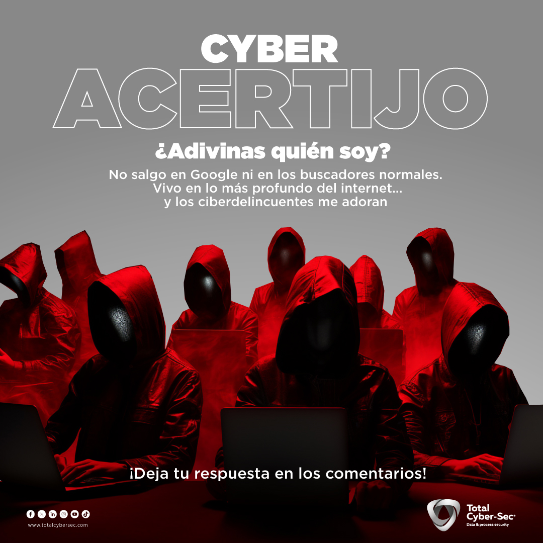 🌒 Un rincón oculto de #Internet… donde lo legal se desvanece y lo peligroso se esconde. 
 ¿Te suena? 😶‍🌫️ 

Pon a prueba tu instinto digital con este 🧠 #Acertijo y comparte en los comentarios tu respuesta. ¡Te leemos!
