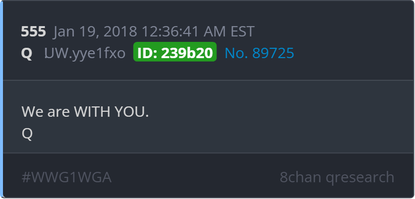 EDT TS 5:55 PM
drop 555?