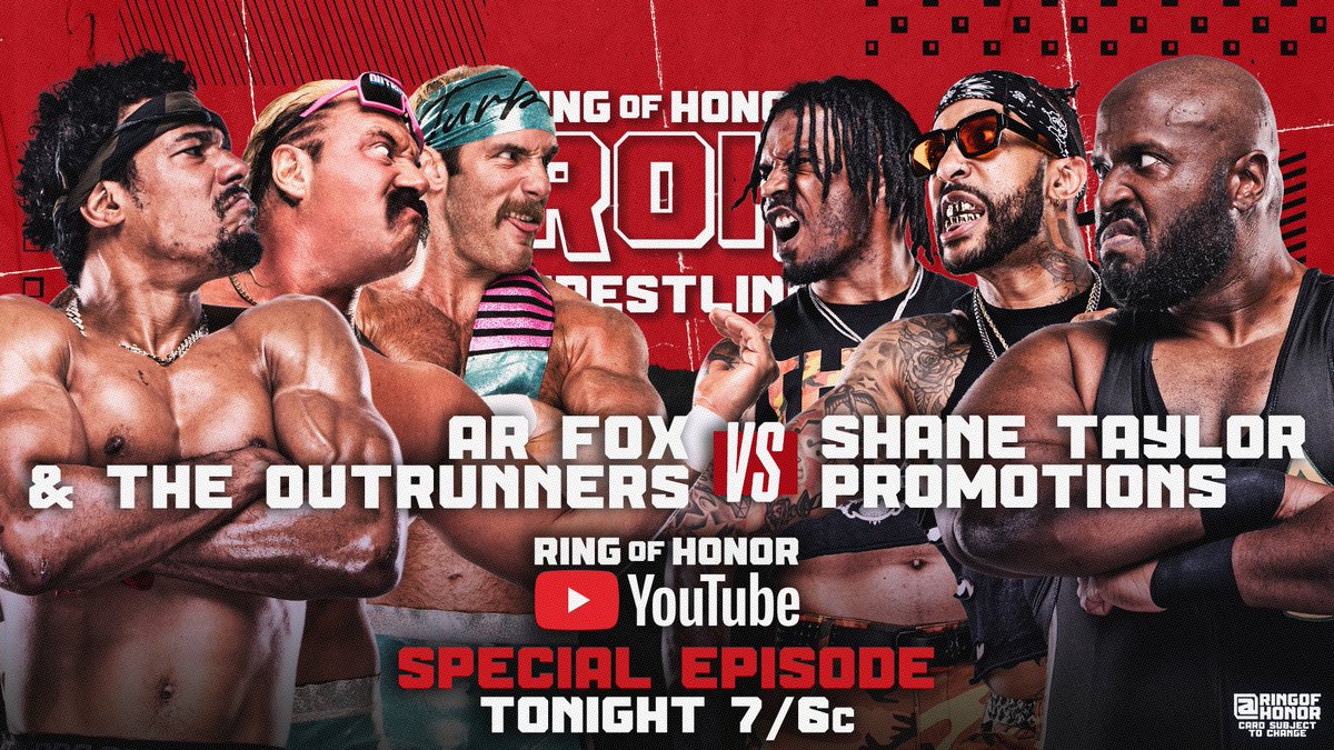 realBobbyCruise's tweet image. A special Friday edition of #ROHTV hits #HonorClub at WatchROH.com &amp;amp; on the #ROH app tonight at 7/ET! A TV Title match and much more in one hour or whenever you can tune in!