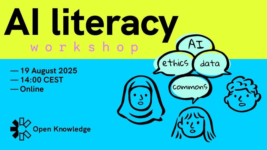 OKFN's tweet photo. 🎯 On 19 August, @OKFN is bringing together #AI experts and #digitalliteracy practitioners to discuss the challenges of building AI capacity for civil society organisations, activists, and the open movement. 

👉🏾 Register here: https://t.co/Kw8rM4qmoL

#AILiteracy
#TheTechWeWant https://t.co/Sn6TqnC9MB