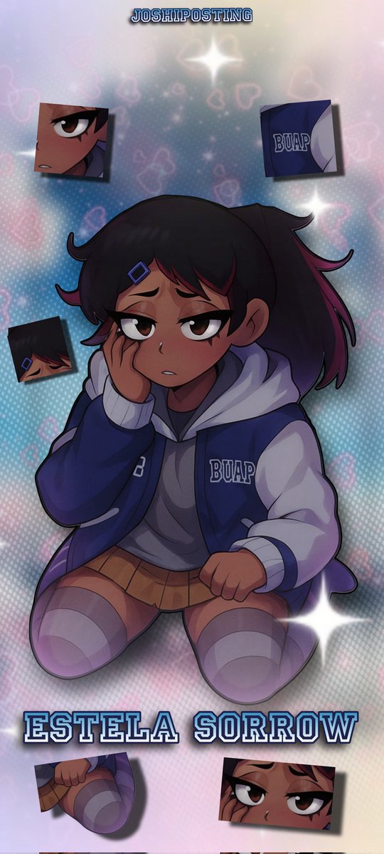 Joshiedits's tweet photo. Hermosamente fashon - Estela sorrow 
#originalcharacter #oc #ia https://t.co/Qrt8GmoJa8