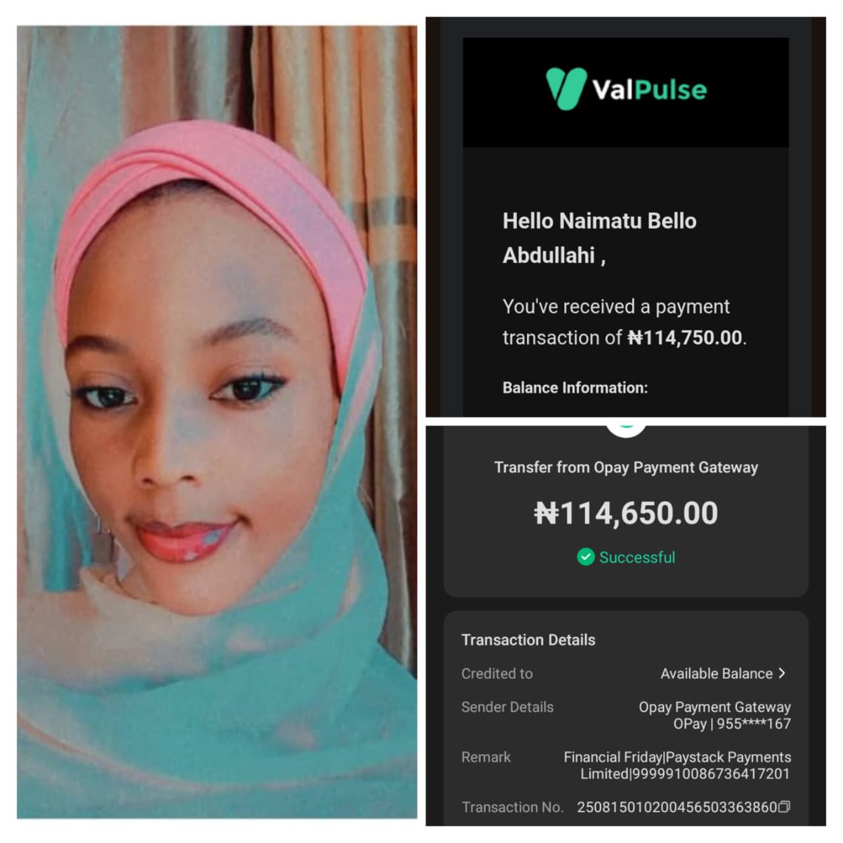 CoachNaimatu's tweet photo. Better late than never,Even if ABU after my life with testes 
I still didn't allow my phone to become a liability but an asset 
Thank you so much @Valpulse valpulse 🤑 cheers to money makers of the week🥂 https://t.co/45kCKmd39k