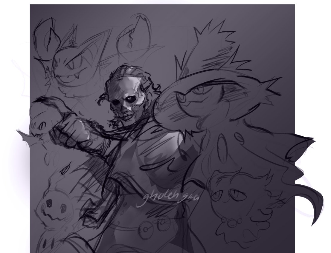 ghulehgwen's tweet photo. hope im accurate with V's pokemon team 
#thebandghost #pokemon https://t.co/f13yVRuK7C