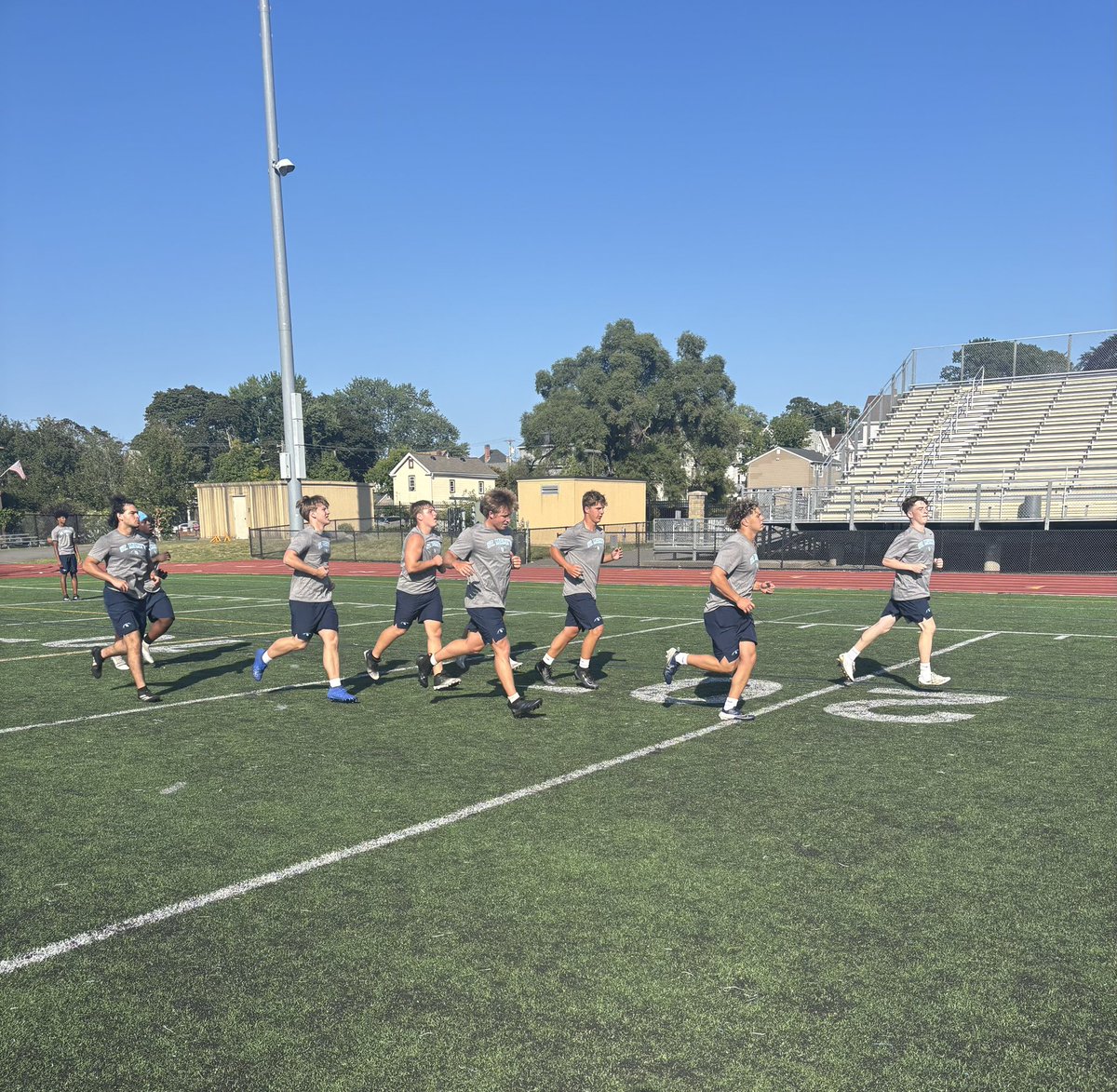 stmarysspartans's tweet photo. @SMH_SpartansFB kicks off the 25-26 athletic season with 63 players at their opening practice at Manning Field. @itemlive @ItemSports @Murray_Jack_ @BostonHeraldHS @GlobeSchools @AboyounMark @Joey_Barrettt @HeadofSchool4 https://t.co/iPiskdxvat