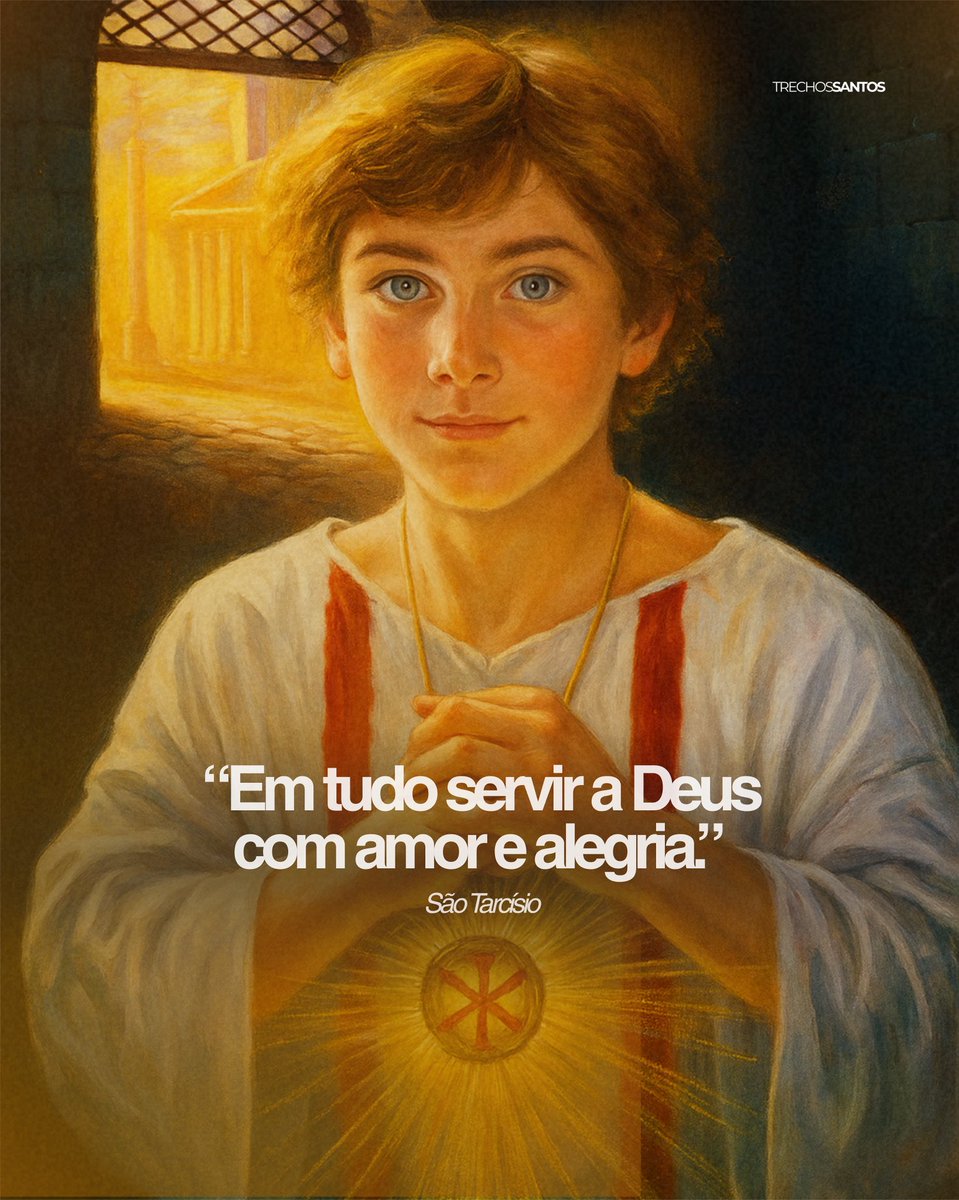 São Tarcísio, mártir da eucaristia, rogai por nós! 🙏🏼