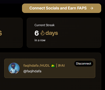 faqihdafa's tweet photo. Turning reputation into rewards” means a system in which the value and trust we have built—for example through contributions, positive interactions, or certain successes—is
@genome_protocol $Gnome
@wallchain_xyz #GQuackers
@avantisfi #Gavantisfi
@trylimitless #Glimitlees
@FractionAI_xyz
$Faps 📷