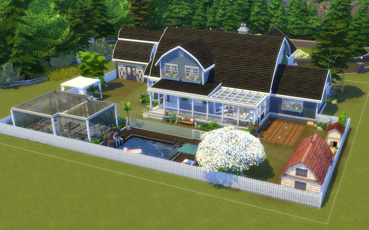 simmerTiti's tweet photo. 🏡✨ Granja Familiar ✨🏡
Encanto colonial, vistas únicas y un jardín con piscina para disfrutar al máximo. 🌿💛
¿Listo para mudarte a Brindleton Bay?
📌 Galería: simmertiti | Sin CC
#LosSims4 #GranjaFamiliar #BrindletonBay #ConstruccionesSims4 #simmertiti #TheSims4 https://t.co/lZLDsY9KRS