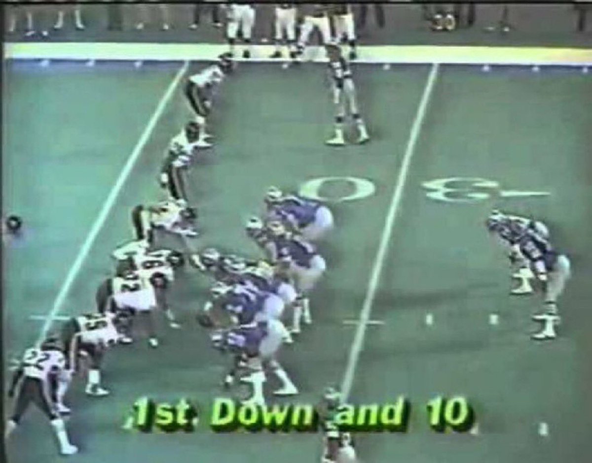 Back in my day, we watched the NFL with no first down line. Or scoreboard. Or clock. We barely even knew what the fuck was going on and we LIKED it!