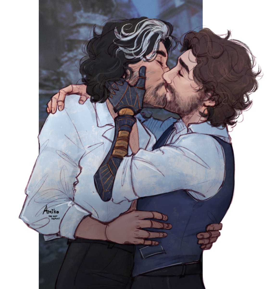 AmikoRoyAi's tweet photo. On my first Verstave art they were almost kissing so it’s time for a proper kiss 😌💖

#ClairObscurExpedition33 #Expedition33 https://t.co/F9FhX2ckD0