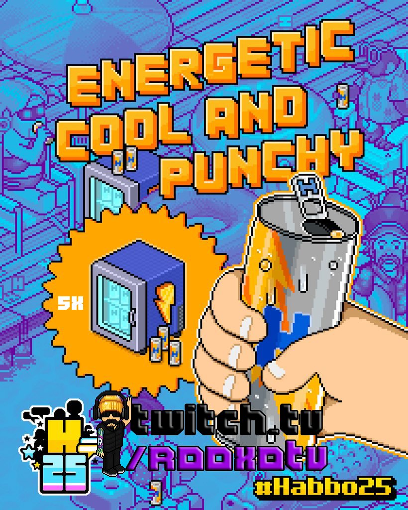 🚨 SORTEIO / GIVEAWAY GLOBAL #HABBO25

5x Frigobar JääBoost - 1x por pessoa

Para participar:
👉Seguir <a href="/RooxoTV/">Rooxo</a> 
👉Marcar 2 amigos
👉Comentar: Tô na RooxoTV #Habbo25
👉Curtir e dar RT nessa publicação

FIM: 19/08
Boa sorte!