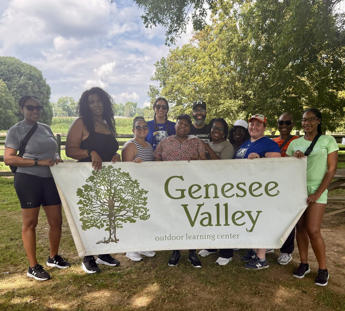 Sedrick Smith, Ph.D. (@dr_smith_1983) on Twitter photo For day 2 of the <a href="/fallstaffems241/">Fallstaff Elementary/Middle School</a> ILT retreat, we challenged ourselves to take risks & work together to solve problems! Thanks to our new friends at <a href="/GVOLC/">Genesee Valley OLC</a> Genesee Valley for being great hosts and teaching us about the power of teamwork! #falconsflyhigh🦅 For day 2 of the <a href="/fallstaffems241/">Fallstaff Elementary/Middle School</a> ILT retreat, we challenged ourselves to take risks & work together to solve problems! Thanks to our new friends at <a href="/GVOLC/">Genesee Valley OLC</a> Genesee Valley for being great hosts and teaching us about the power of teamwork! #falconsflyhigh🦅