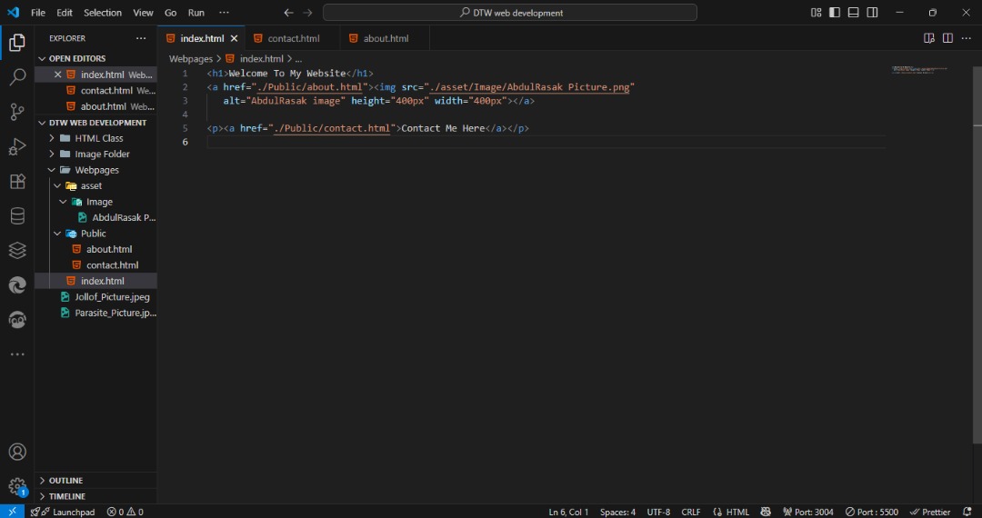 rasak_code's tweet image. Just wrapped up my HTML course ✅ Worked on my capstone project, and now it’s time to dive into CSS to bring those designs to life! 🚀 #HTML #CSS #WebDevelopment #LearnToCode #FrontendDevelopment #CodingForBeginners #HTMLBasics #TechContent #WebDesign #DeveloperLife #CodeNewbie