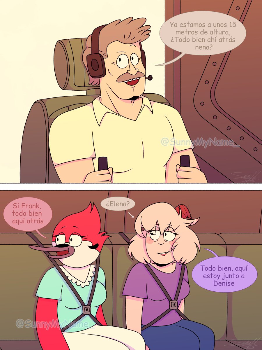 SunnyMyName_'s tweet photo. Casado con una pájara? Casado con una cabra? Besties🫂
.
.
#RegularShow #regularshowau #regularshowoc https://t.co/WdodohpAEW