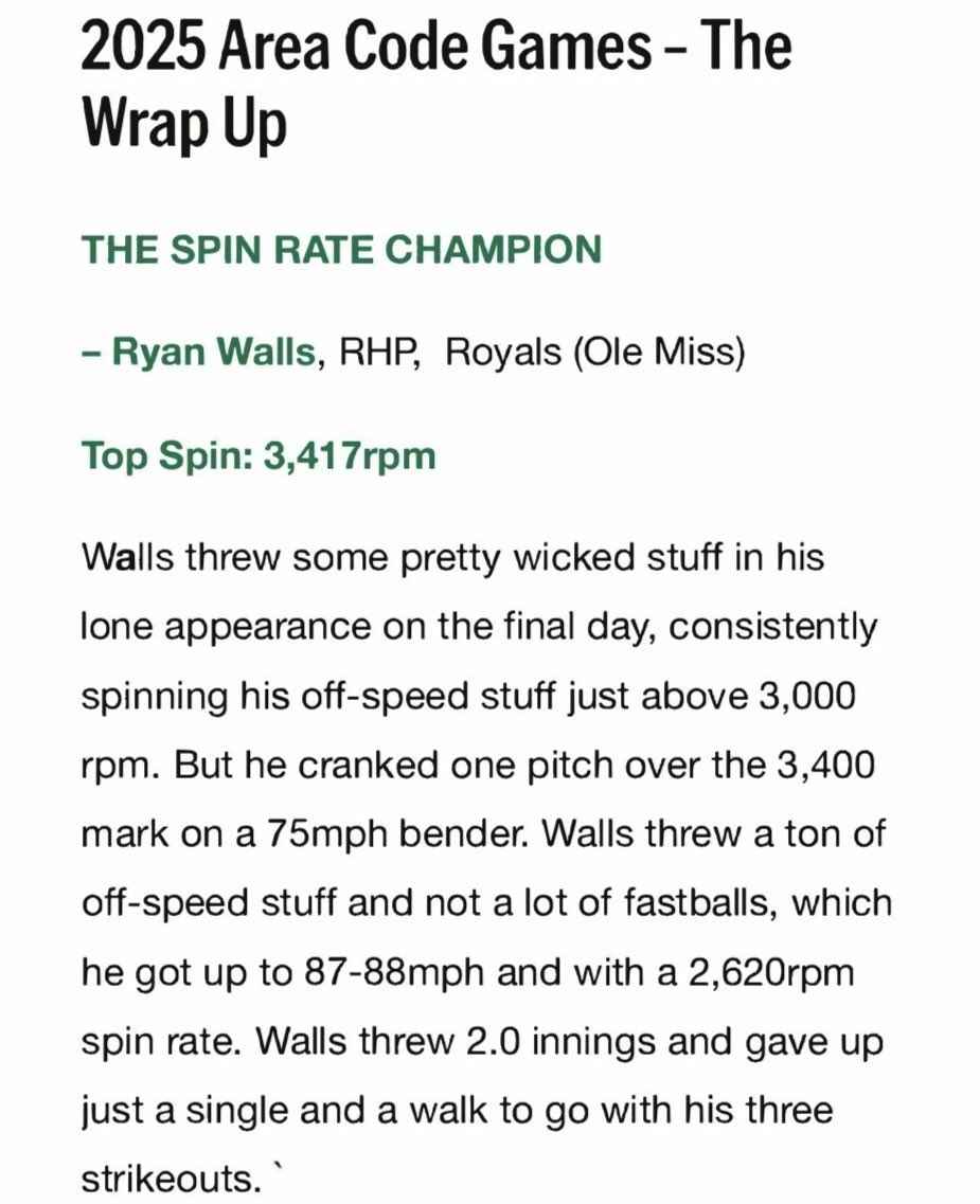 ryanwalls2026's tweet photo. Thank you!! @d1baseball https://t.co/9bKCWkH4K7