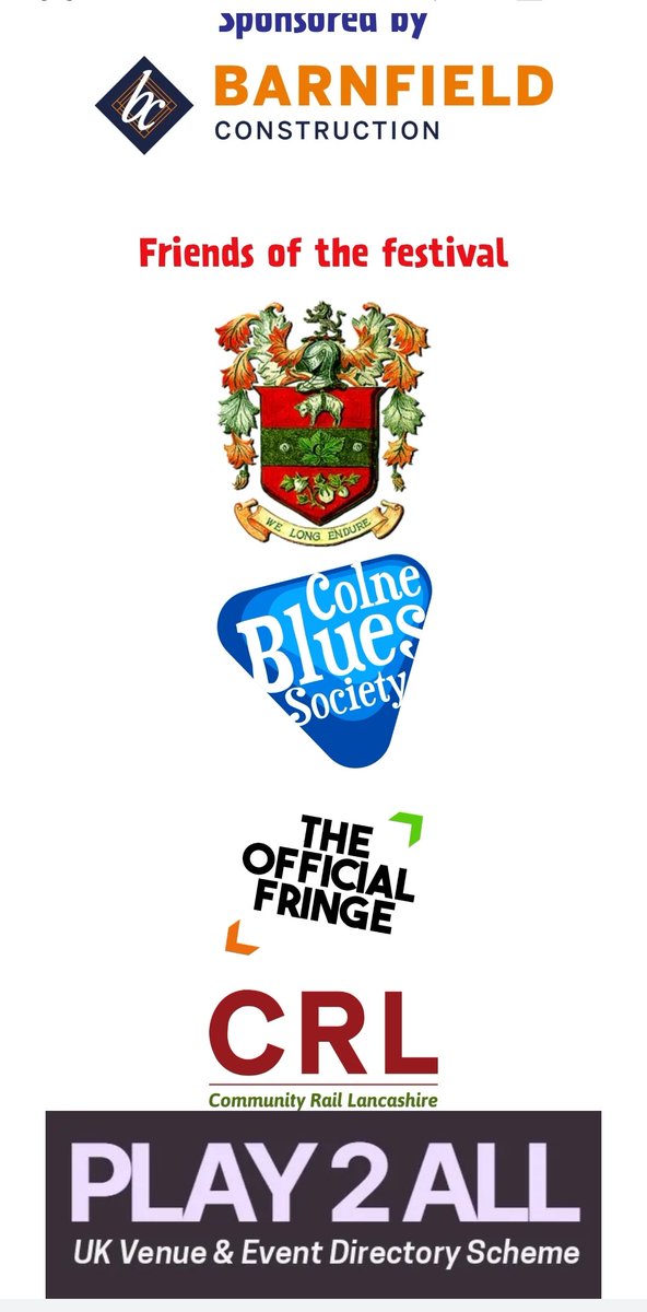 Grundy PR & Media (@grundypr) on Twitter photo August 2025 #Play2All UK featured event gets underway next Bank Holiday weekend. See play2all.uk to subscribe free to Volunteer run scheme to #SaveOurLiveMusicScene #StopTheClosures
@Play2AllUK <a href="/BluesBritain/">Blues In Britain</a> <a href="/gr8musicvenues/">gr8MusicVenues</a> #Totp #ColneBlues bluesfestival.co.uk August 2025 #Play2All UK featured event gets underway next Bank Holiday weekend. See play2all.uk to subscribe free to Volunteer run scheme to #SaveOurLiveMusicScene #StopTheClosures
@Play2AllUK <a href="/BluesBritain/">Blues In Britain</a> <a href="/gr8musicvenues/">gr8MusicVenues</a> #Totp #ColneBlues bluesfestival.co.uk