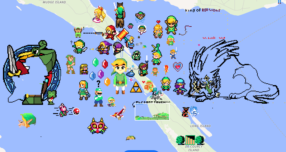 linkscarff's tweet photo. link island update!!!!! both link islands have grown sooo much omg https://t.co/O9bHSeLCAu