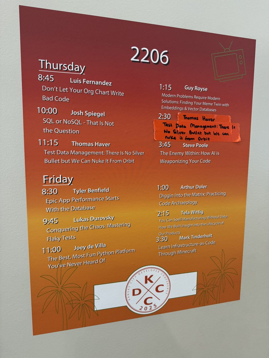 MarkTinderholt's tweet image. Had a great time speaking at #kcdc2025. Thank you so much for being such a gracious host! It was a great time!!! 

Loved my audience! Fun bunch!!!

Happy Terraforming!!! Whether is AWS, Azure, or Minecraft!!! 😉🤓🙌😅🤣