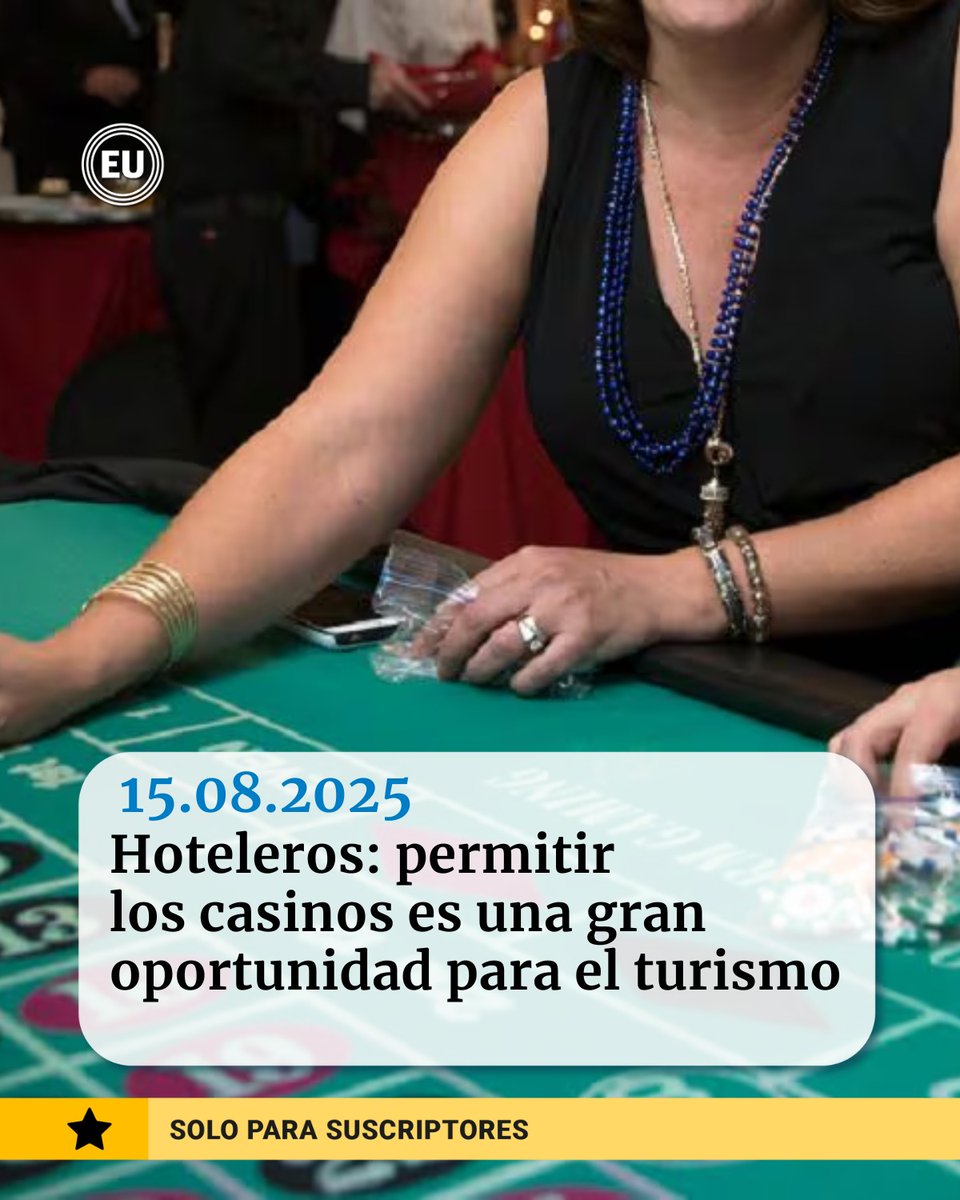 #Hoteleros: permitir los casinos es una gran oportunidad para el turismo ow.ly/7PJV50WGQOQ