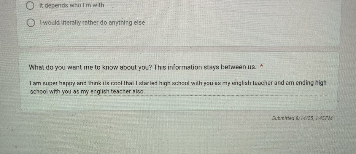 9 years in and comments like these still bring me so much joy. The hardest work is often the most rewarding.