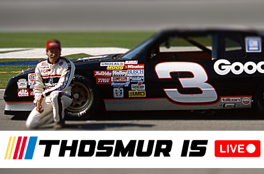 THOSMUR은 레이서와 차량이 등장하는 NASCAR 테마의 라이브 밈