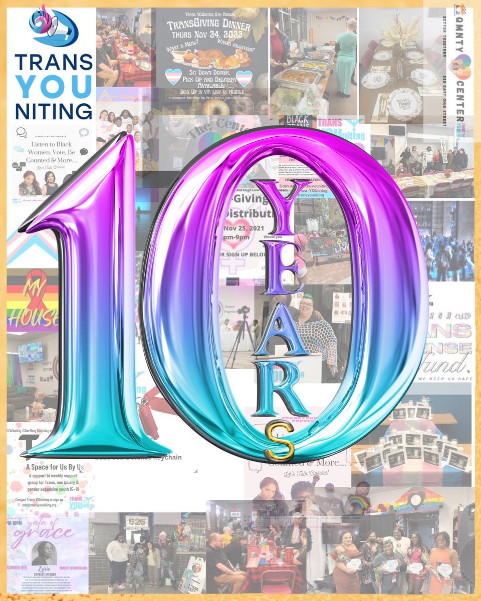 transyouniting's tweet photo. 10 years strong. 10 years proud.
Before this day ends, help us fuel the next decade of Trans YOUniting PGH.
Every gift keeps Pittsburghโs trans & gender-expansive community safe, seen, and supported.
#10YearsStrong #10for10Challenge #TransLiberation https://t.co/dehXnO2c2v