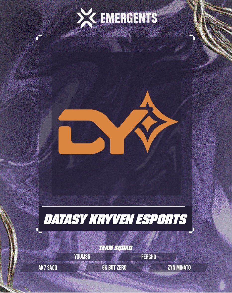 🎮🔥 ¡Arrancamos el torneo!🔥🎮

🔵 DY ESPORTS (DY)
⚫ DY DARK LEGION (DKL)
🟠 DY KRYVEN (KRY)

📍 Twitch - VCLemergents
⏰ Hora: 7:00 PM 🇲🇽

💬 ¿Listo para apoyarnos? ¡Usa el hashtag #DY4EVER y acompáñanos en cada partida!

#Esports #Gaming #Torneo #GoDATASY