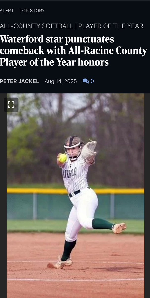 JaydinKiser's tweet photo. So honored to be Racine County Player of the Year! 
@magicnational08 @BallStateSB @CoachPena_BSU @CoachBurns17 @avrey_steiner https://t.co/EaLIH1sHAL