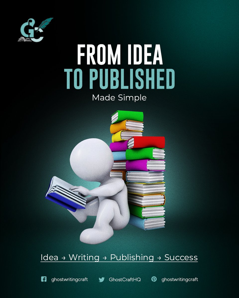 GhostCraftHQ's tweet image. Publishing your e-book doesn’t have to be complicated. We guide you through every step — from concept to publication.

#EPublishing #GhostwritingHelp #BookPublishing #AuthorTips