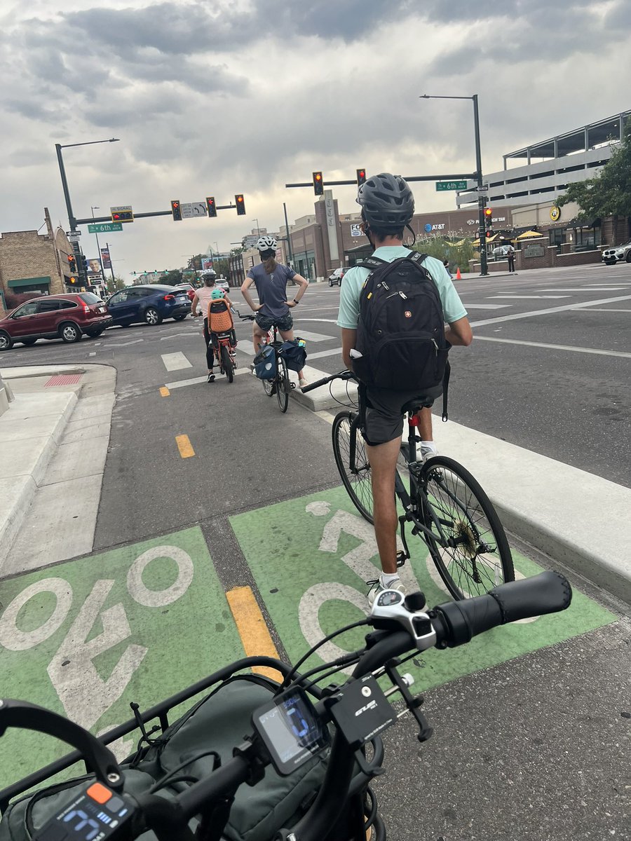 Matt Frommer (@mattfrommer) on Twitter photo Shoutout to <a href="/DenverDOTI/">Denver Dept of Transportation & Infrastructure</a> for building this sweet protected bike lane on South Broadway. At first I was skeptical but now I use it almost daily, and it looks like I’m not the only one… Now please extend it through Golden Triangle, downtown and into Rino thanks Shoutout to <a href="/DenverDOTI/">Denver Dept of Transportation & Infrastructure</a> for building this sweet protected bike lane on South Broadway. At first I was skeptical but now I use it almost daily, and it looks like I’m not the only one… Now please extend it through Golden Triangle, downtown and into Rino thanks